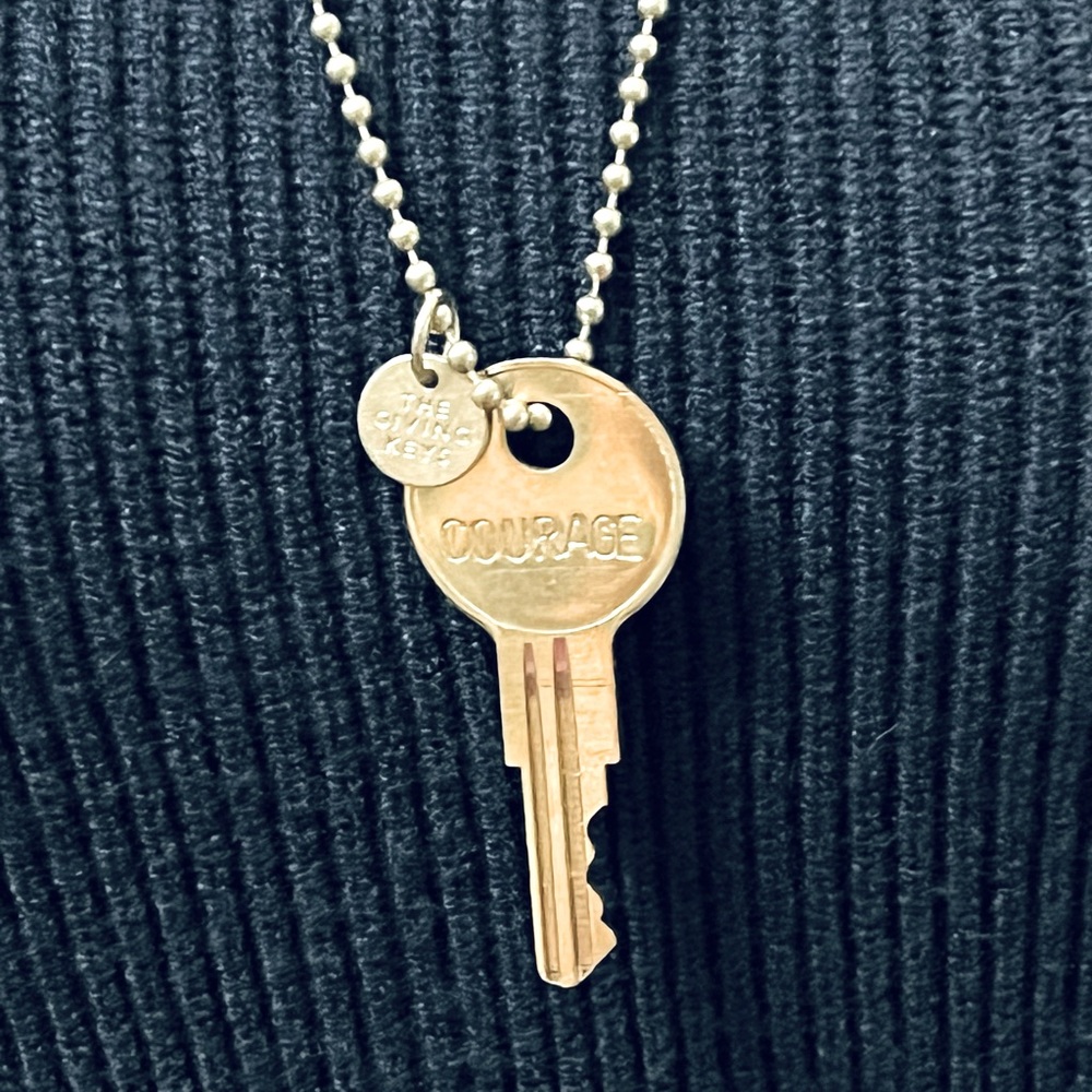Closet Clean Out - The Giving Keys “Courage” Necklace